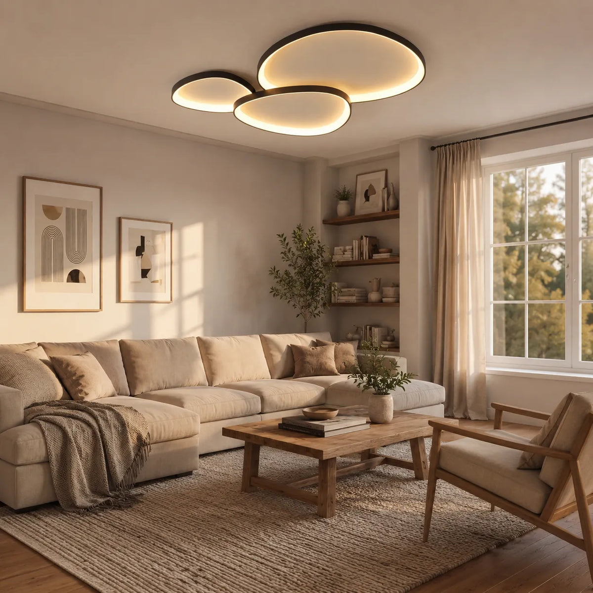 Katia Modern Floating Ring LED Ceiling Light