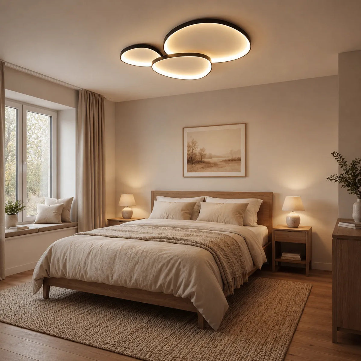 Katia Modern Floating Ring LED Ceiling Light