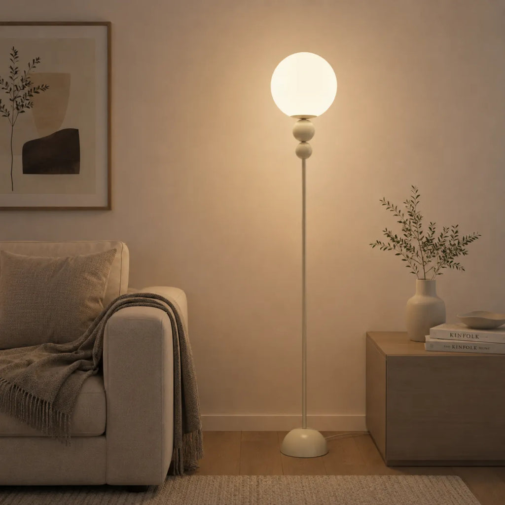 Avaelle Modern Slim Metal & Acrylic Floor Lamp