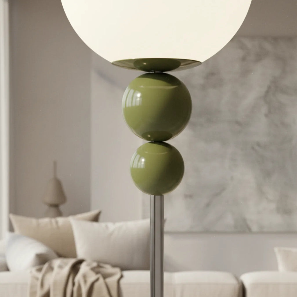 Avaelle Modern Slim Metal & Acrylic Floor Lamp