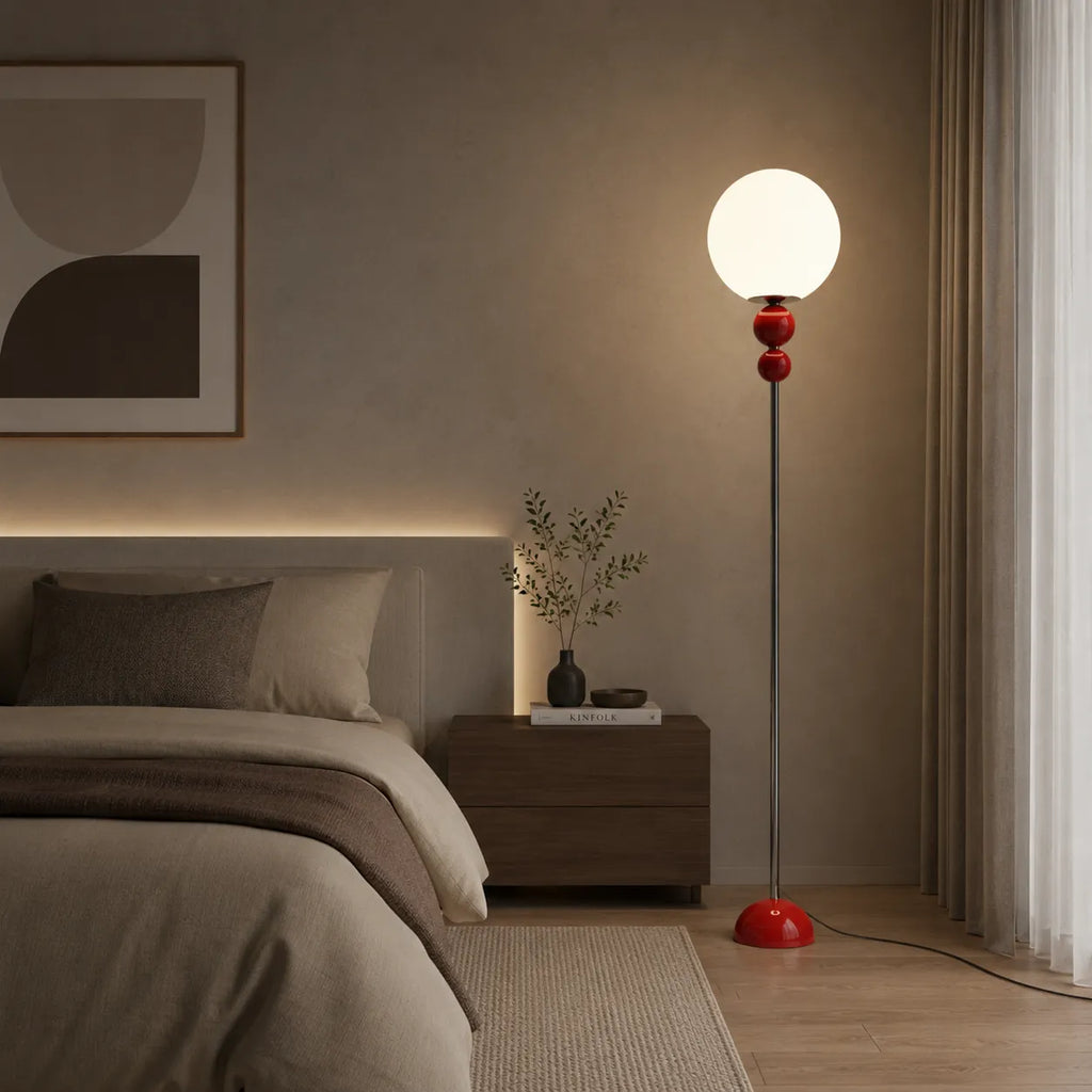 Avaelle Modern Slim Metal & Acrylic Floor Lamp
