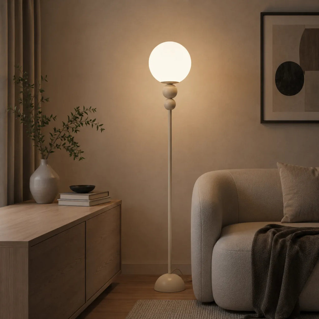 Avaelle Modern Slim Metal & Acrylic Floor Lamp