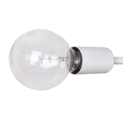 Modern Linear Sputnik Semi Flush Mount with Six Lights