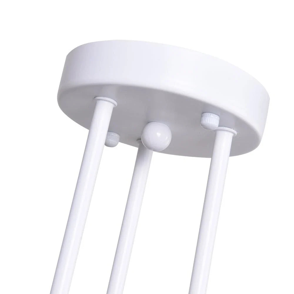 Zuri Mid-Century 6-Light Linear Sputnik Semi-Flush Ceiling Light