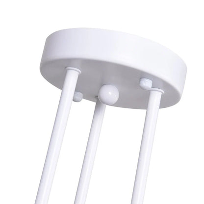 Modern Linear Sputnik Semi Flush Mount with Six Lights
