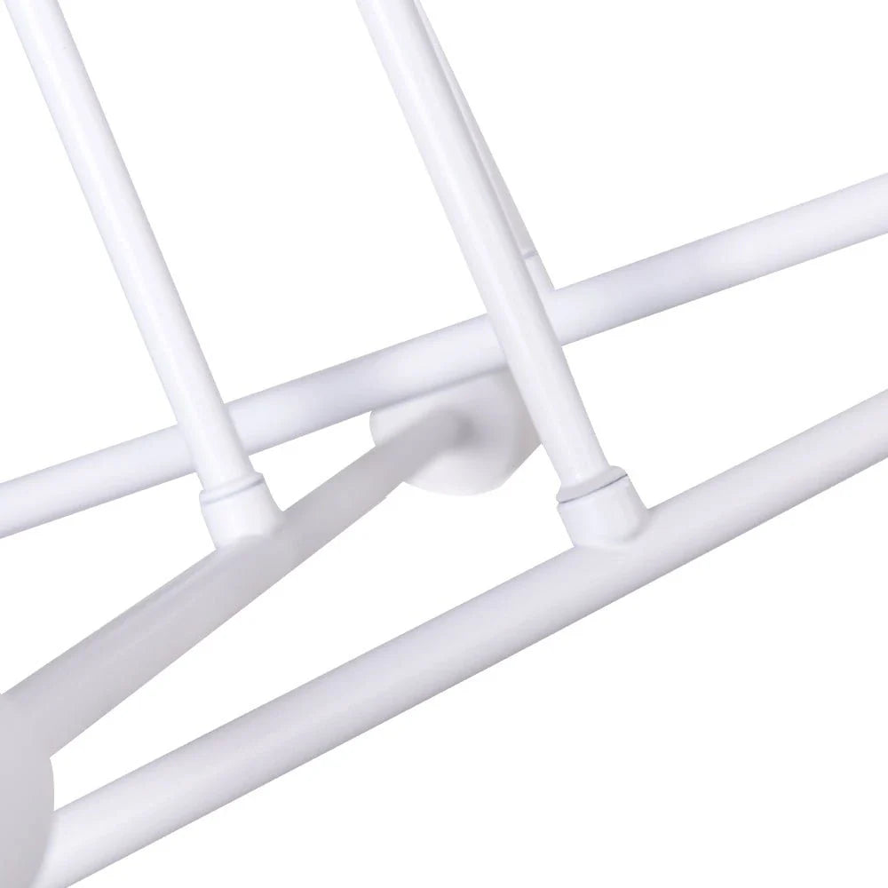 Zuri Mid-Century 6-Light Linear Sputnik Semi-Flush Ceiling Light