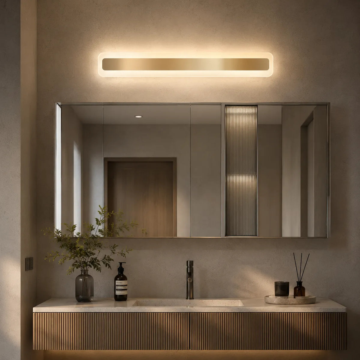 Avelina Modern Linear LED Bathroom Vanity Light
