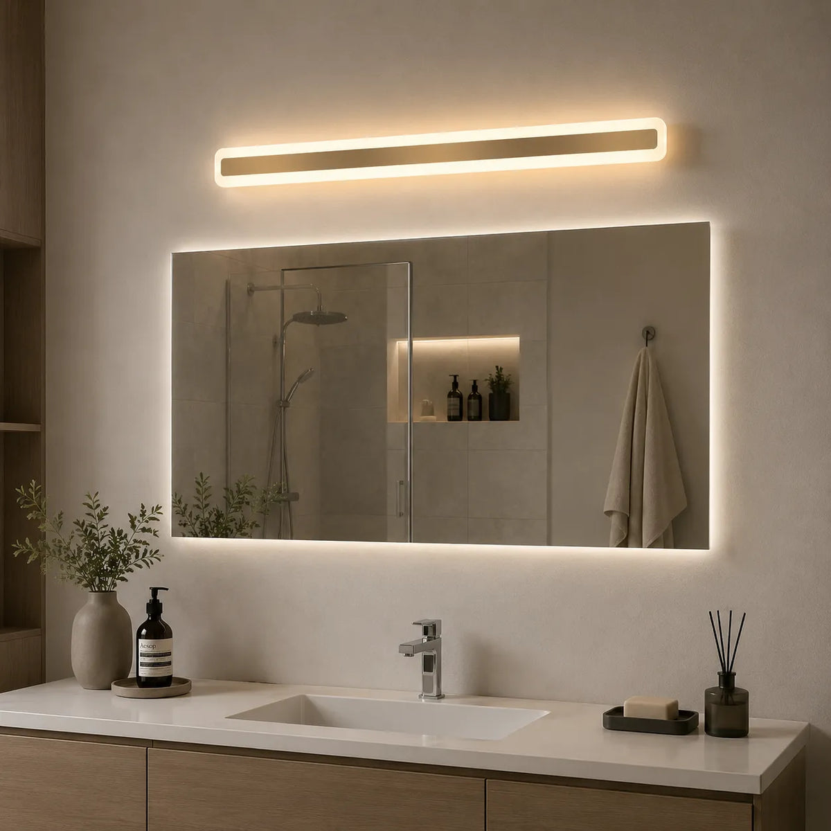 Avelina Modern Linear LED Bathroom Vanity Light