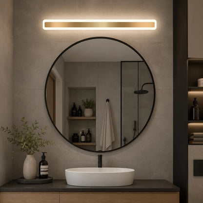 Modern Metal Bathroom Vanity Wall Light