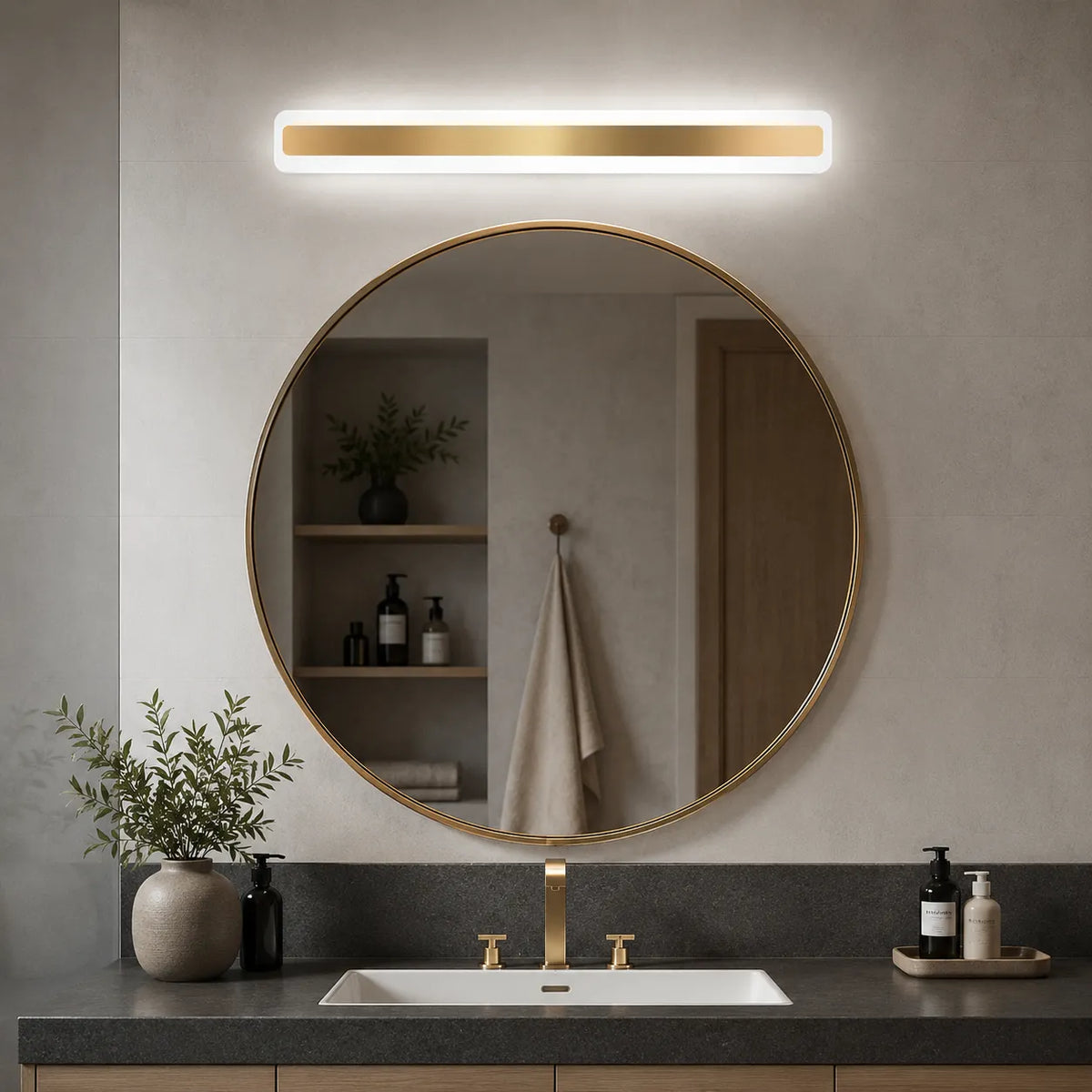 Avelina Modern Linear LED Bathroom Vanity Light
