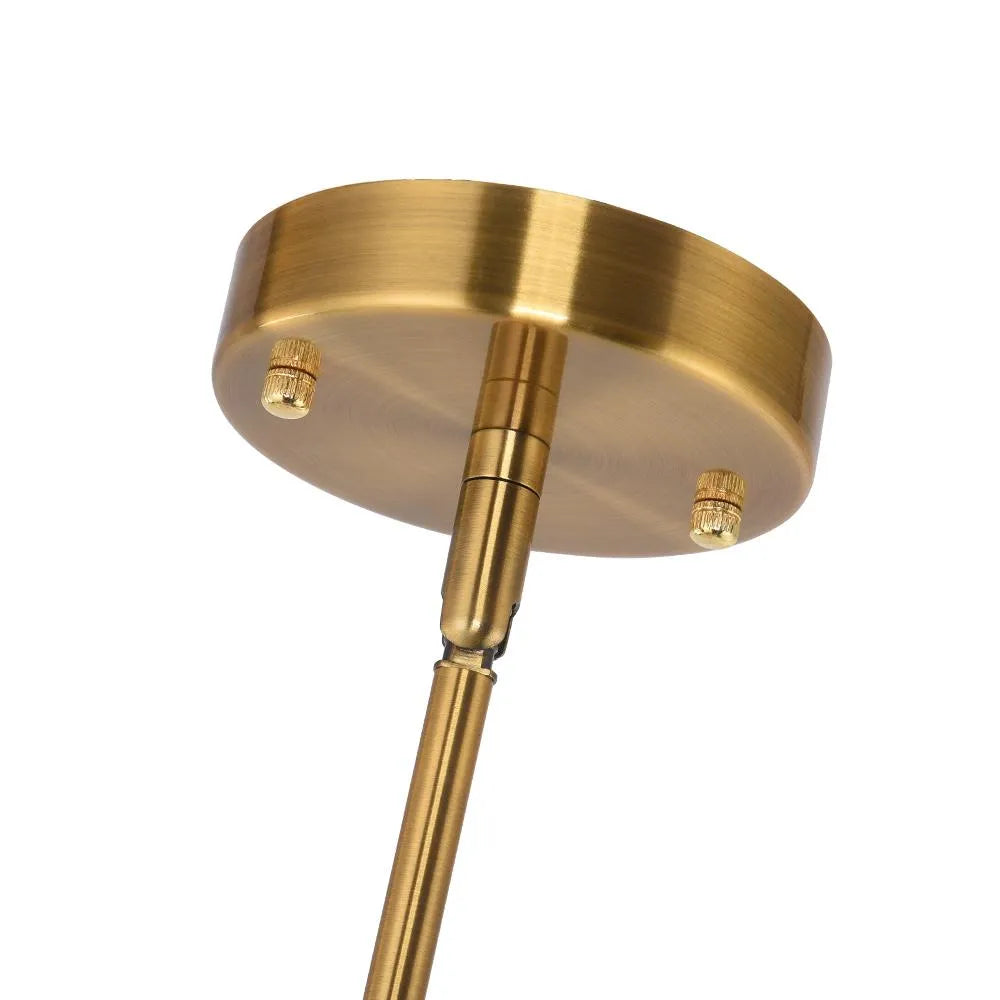 Liora Mid-Century 6-Light Brass Sputnik Chandelier