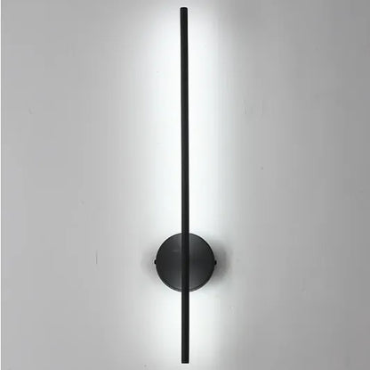 Modern Minimalist Black Aluminum LED Wall Light