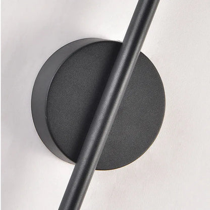 Modern Minimalist Black Aluminum LED Wall Light