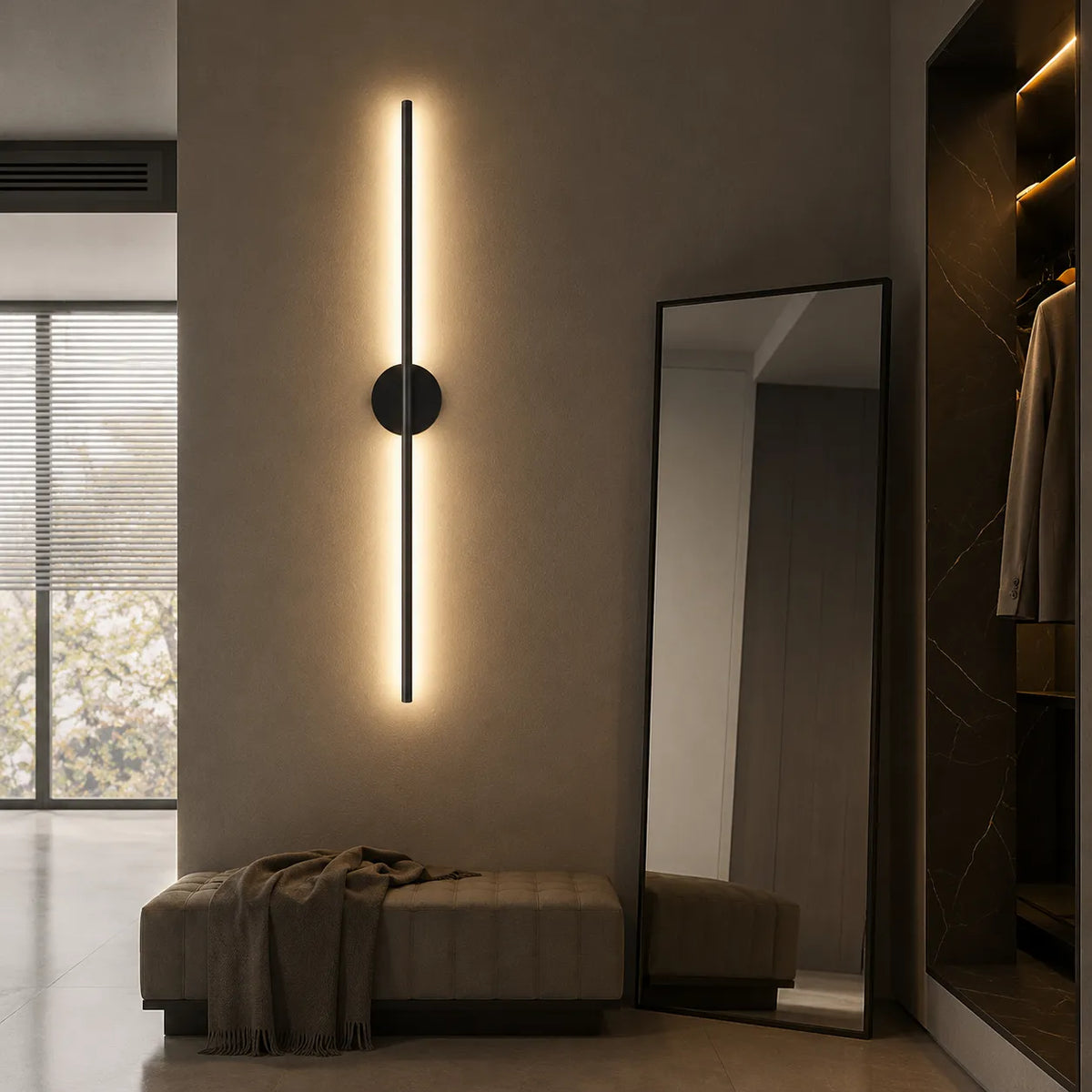 Ayla Minimalist Aluminium LED Wall Light
