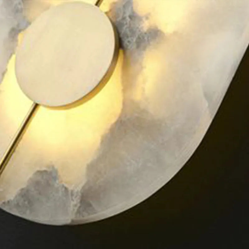 Bram Nordic Marble & Copper LED Wall Light