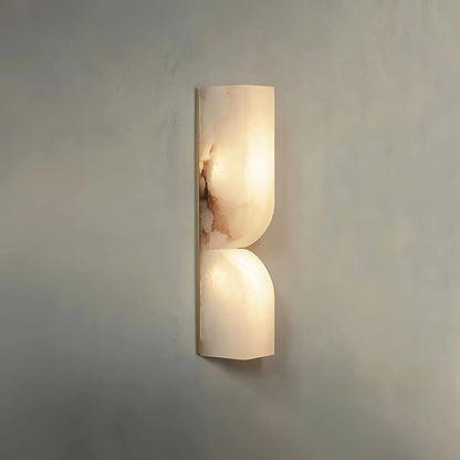 Ariorae Modern Rectangular Alabaster Wall Light