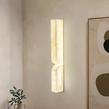 Ariorae Modern Rectangular Alabaster Wall Light