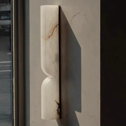Ariorae Modern Rectangular Alabaster Wall Light