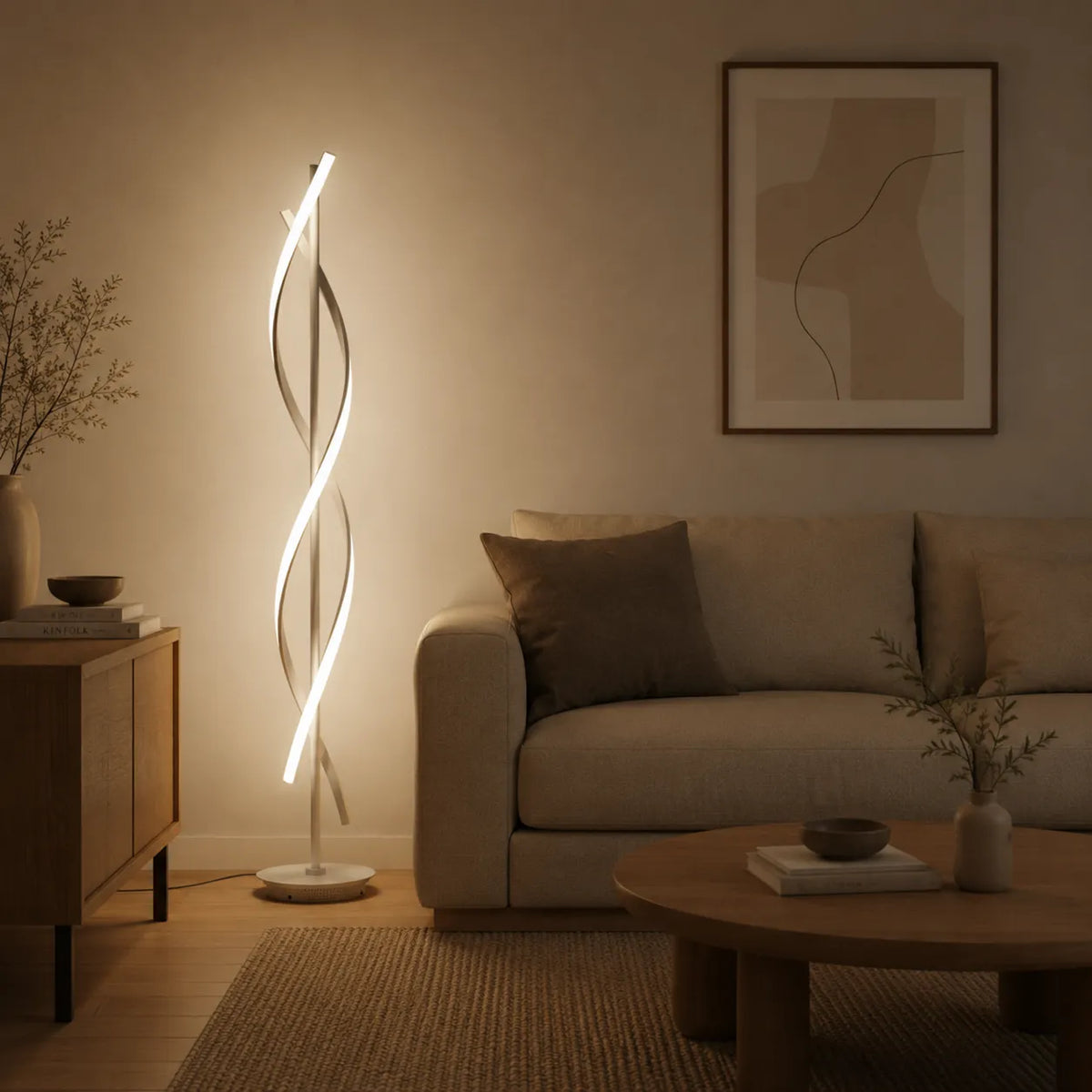 Avais Modern Linear Integrated LED Floor Lamp