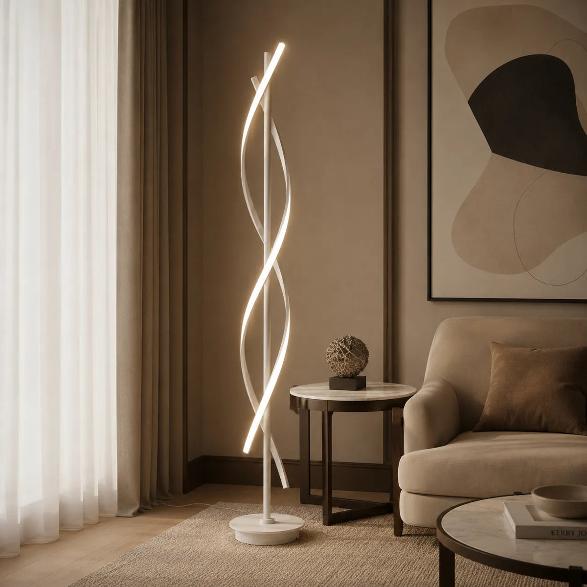 Avais Modern Linear Integrated LED Floor Lamp