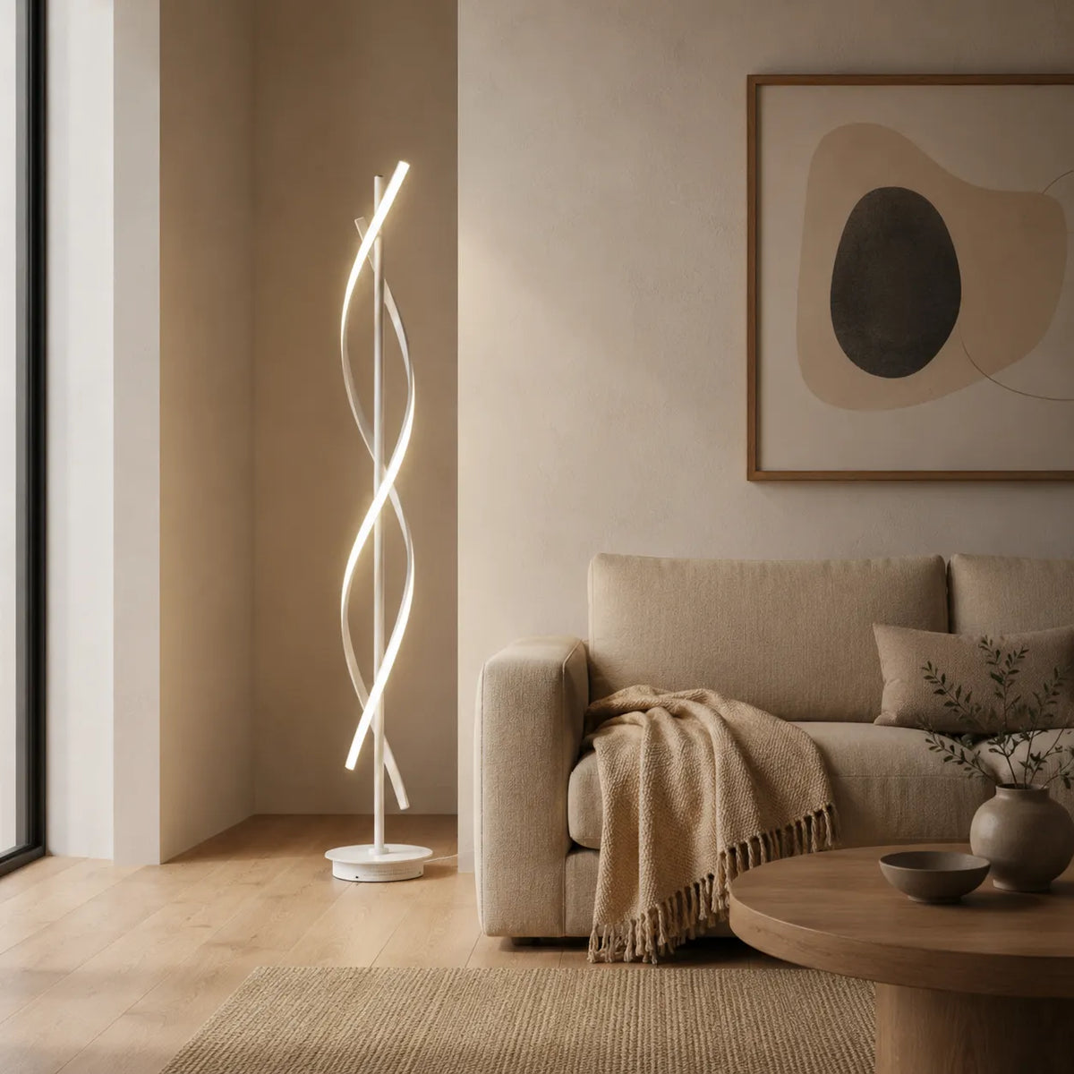 Avais Modern Linear Integrated LED Floor Lamp