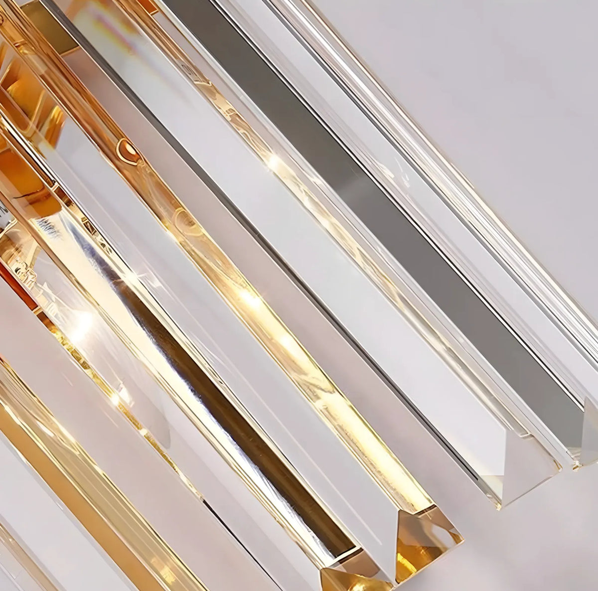 Avella Modern Stainless Steel & Crystal Wall Light