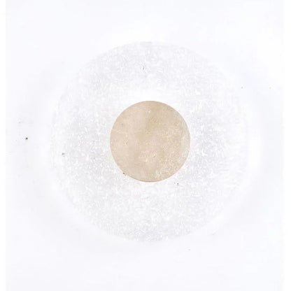 Modern Travertine Wall Light with Acrylic Diffuser