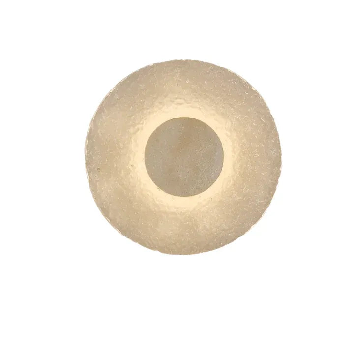 Fia Minimalist Travertine Acrylic Diffuser LED Wall Light
