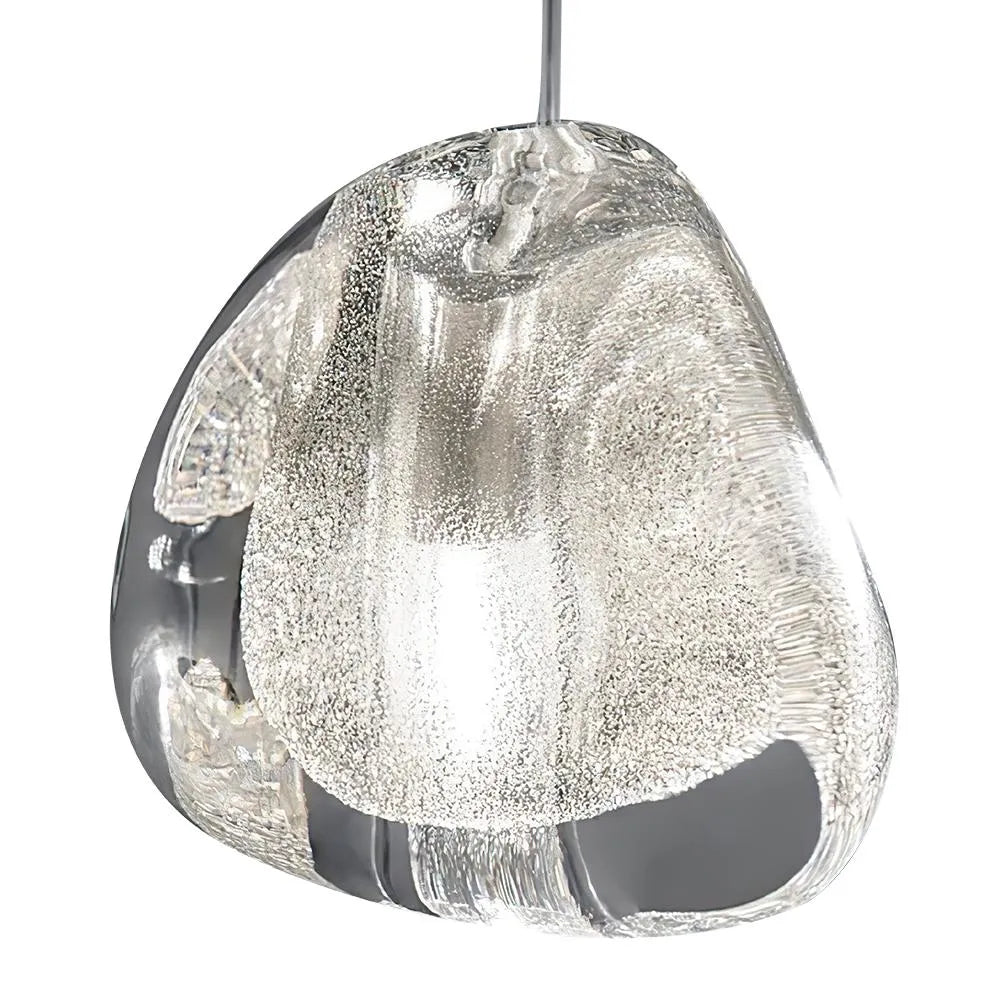 Kaia Modern Crystal Waterfall Cluster Pendant Light