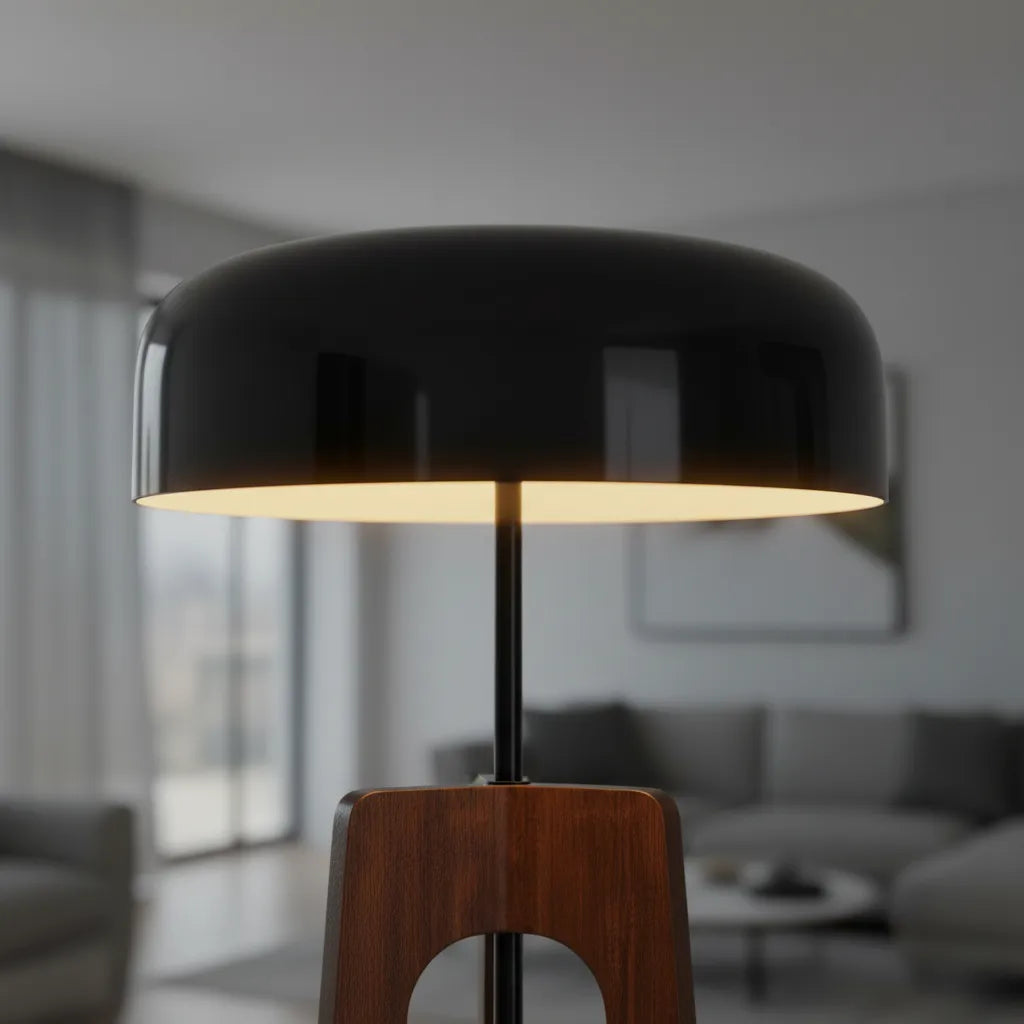 Avaen Modern Ash Wood Tripod Floor Lamp