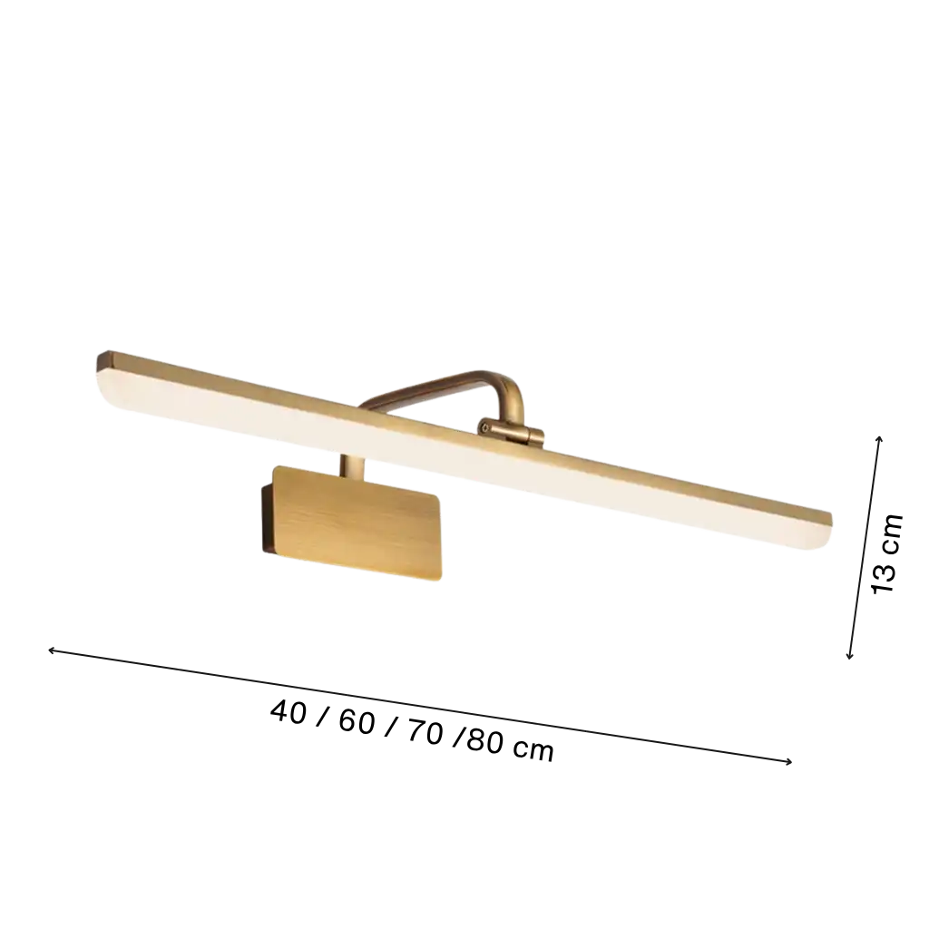 Modern Gold LED Bar Bathroom Vanity Light