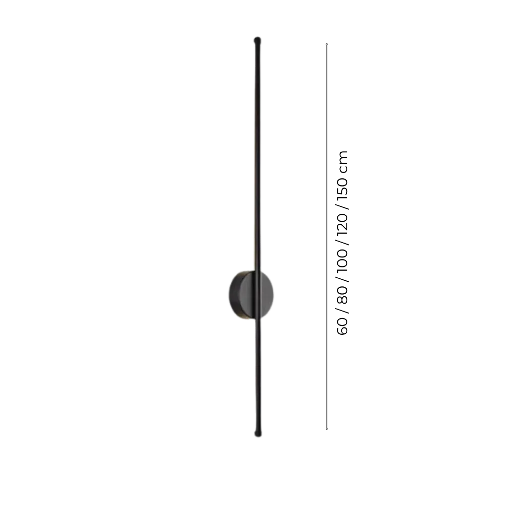 Modern Minimalist Black Aluminum LED Wall Light
