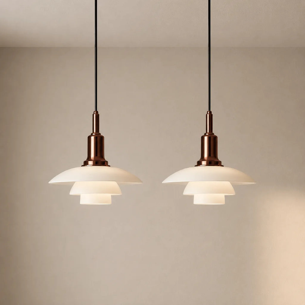 Isolde Scandinavian Multi-Light Layered Linear Pendant Light