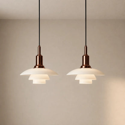 Isolde Layered Multi-Head Danish Pendant