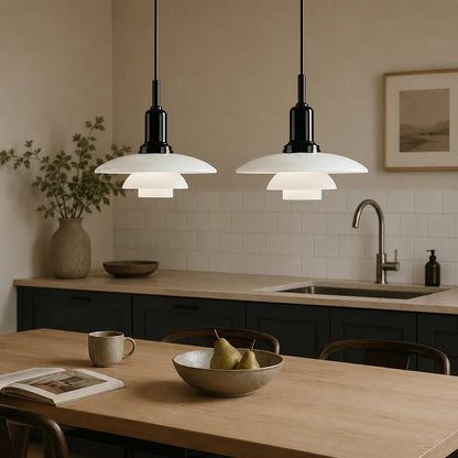 Isolde Layered Multi-Head Danish Pendant