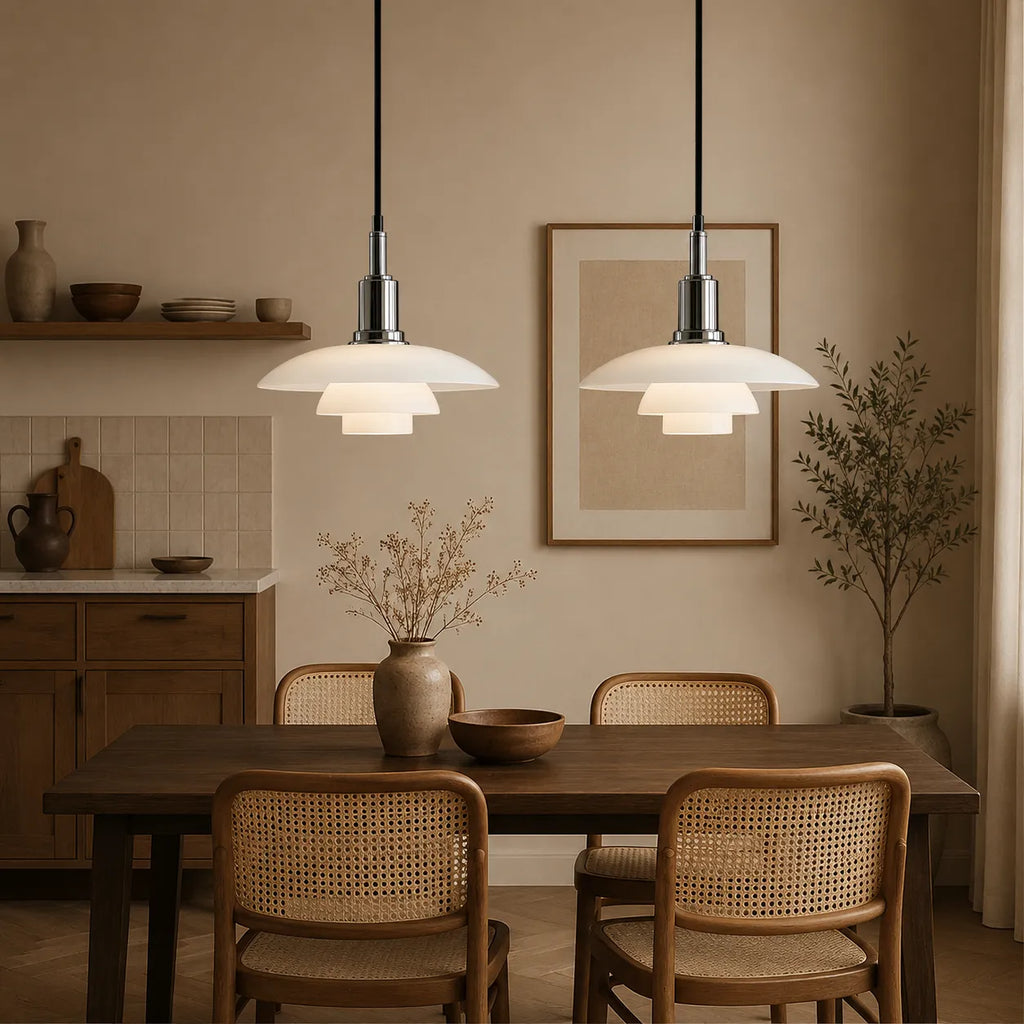 Isolde Scandinavian Multi-Light Layered Linear Pendant Light