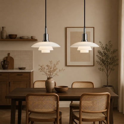 Isolde Layered Multi-Head Danish Pendant