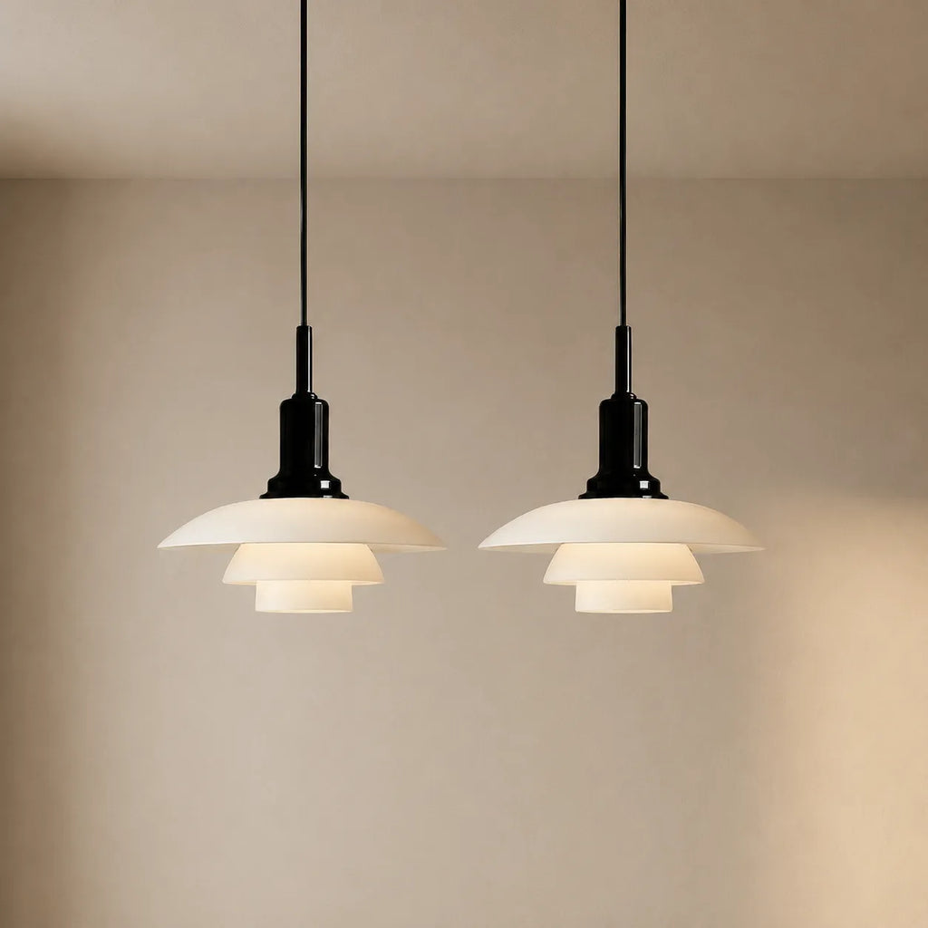 Isolde Scandinavian Multi-Light Layered Linear Pendant Light