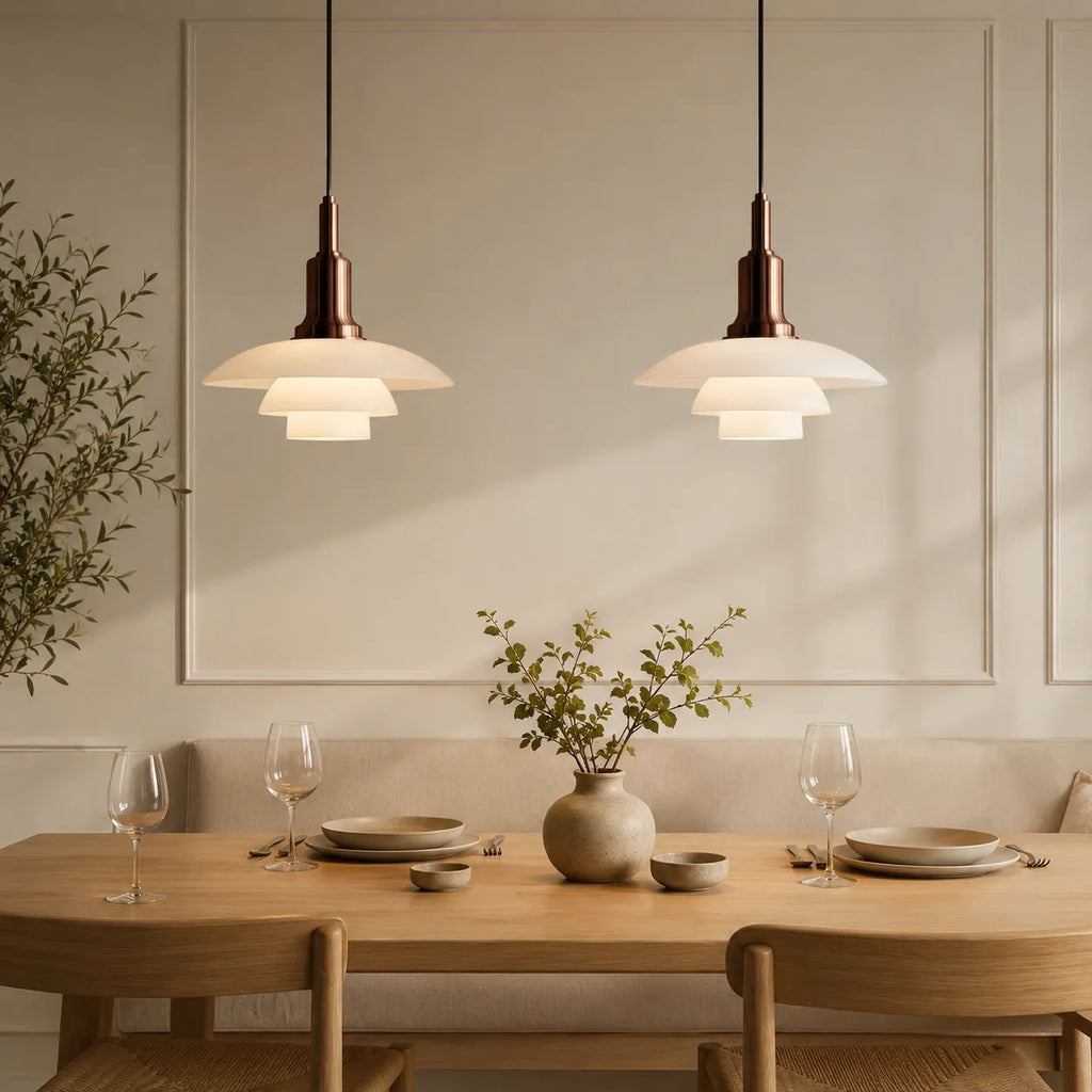 Isolde Scandinavian Multi-Light Layered Linear Pendant Light
