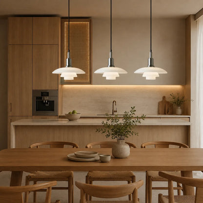 Isolde Layered Multi-Head Danish Pendant