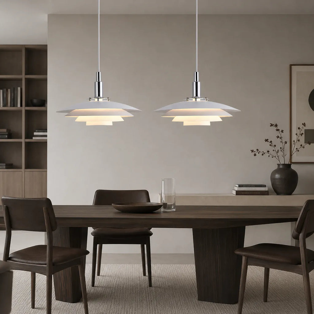 Kora Nordic Layered Iron Pendant Light