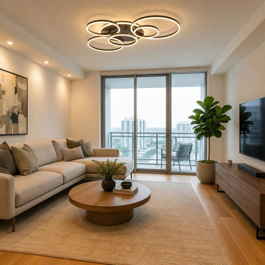 Soren Modern Multi-Ring LED Ceiling Light