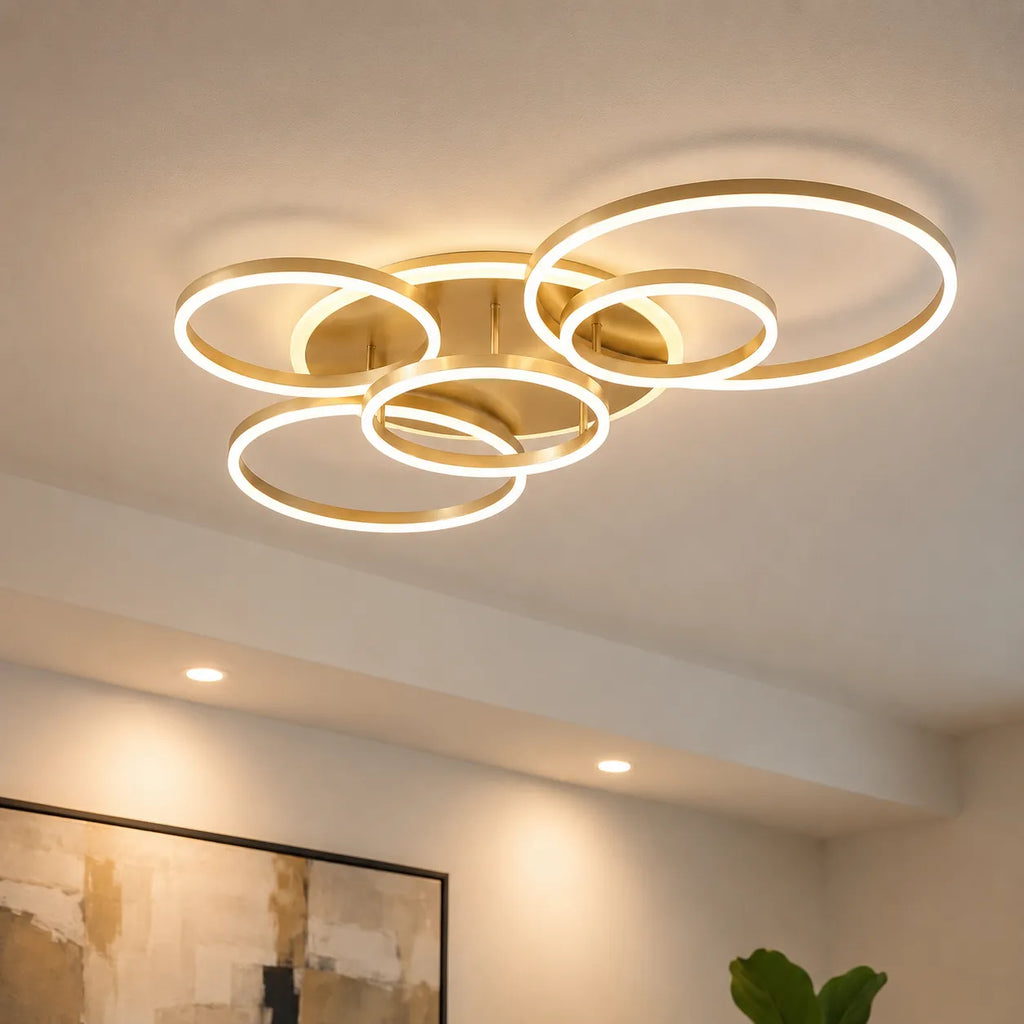 Soren Modern Multi-Ring LED Ceiling Light