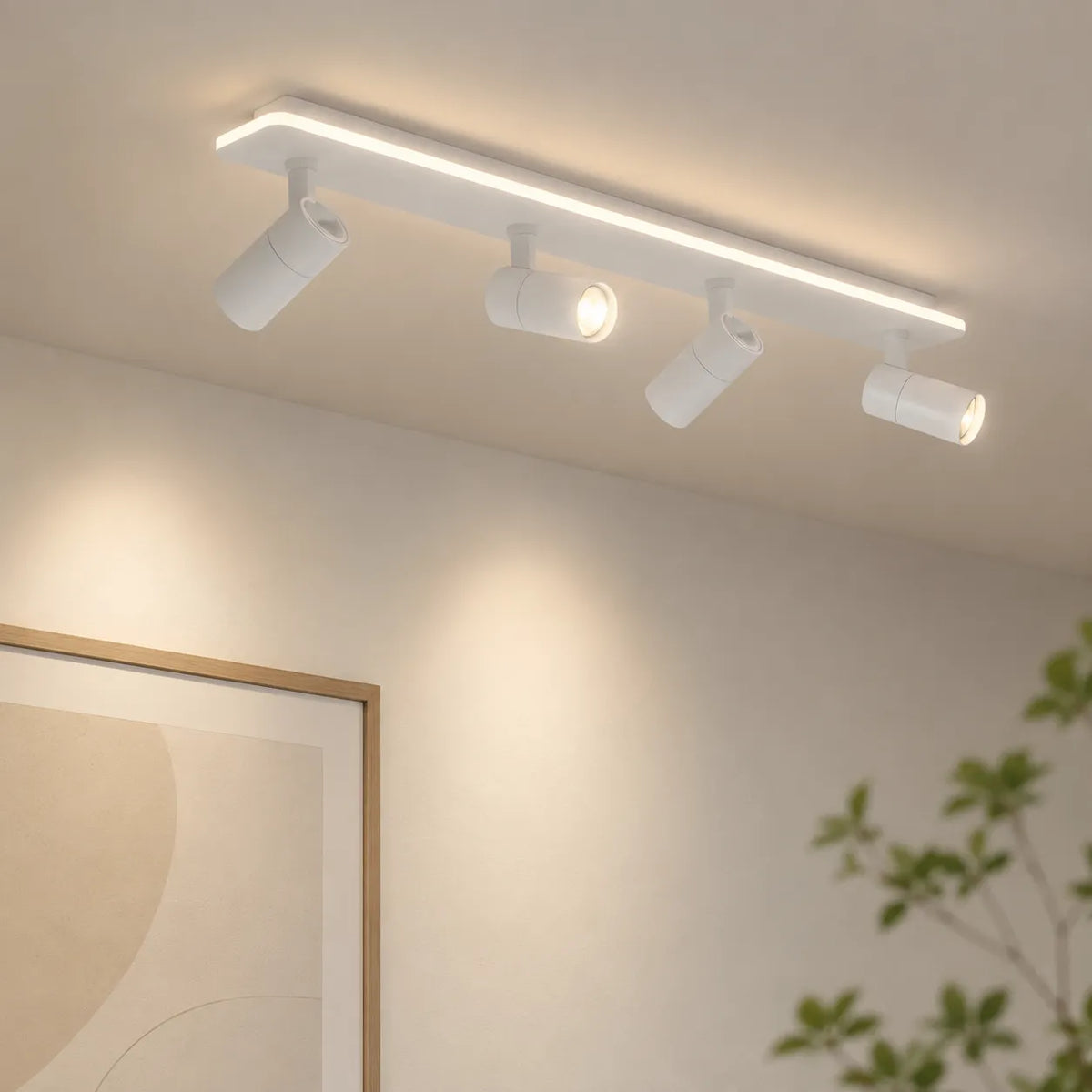 Zosia Modern Adjustable Multi-Spot LED Strip Ceiling Light
