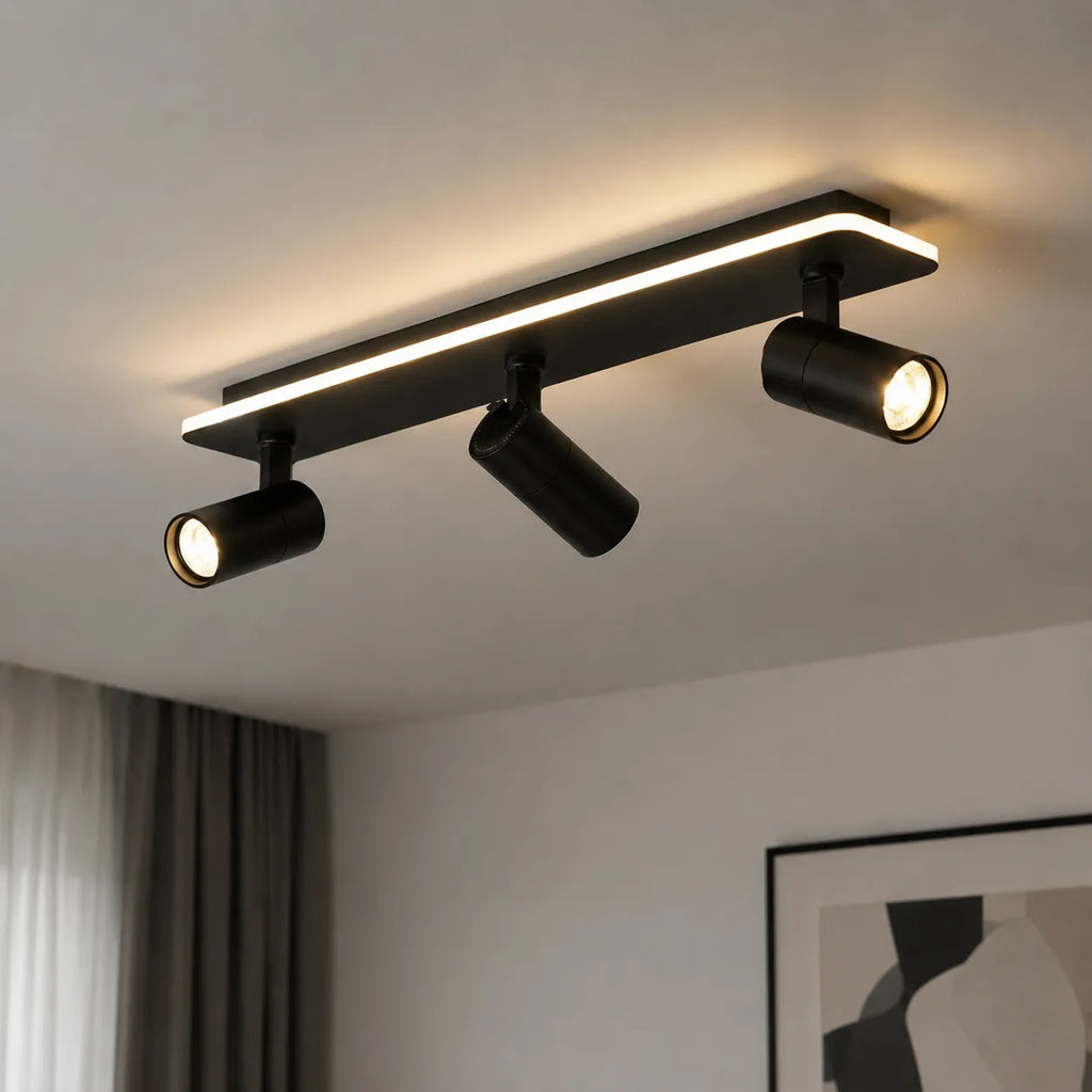 Zosia Modern Adjustable Multi-Spot LED Strip Ceiling Light