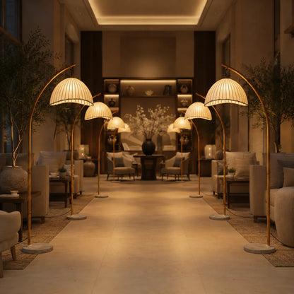 Natural Bamboo Floor Lamp