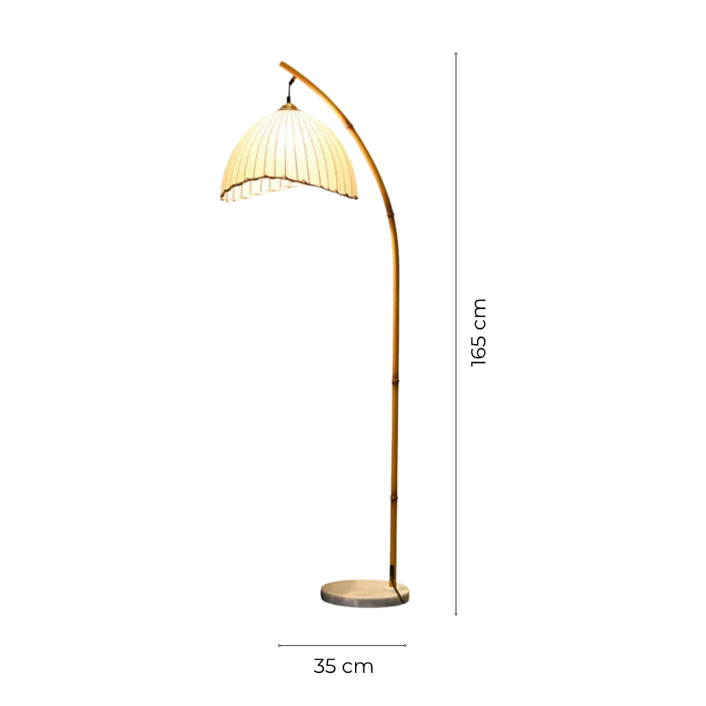 Natural Bamboo Floor Lamp