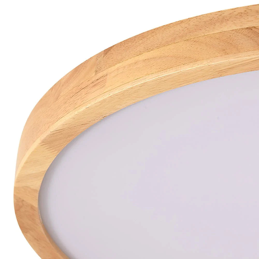 Orin Nordic Wood Accent Dimmable LED Ceiling Light