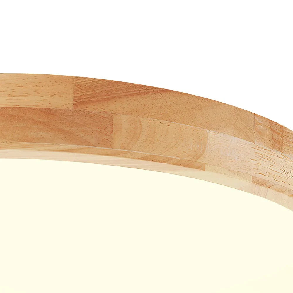 Orin Nordic Wood Accent Dimmable LED Ceiling Light