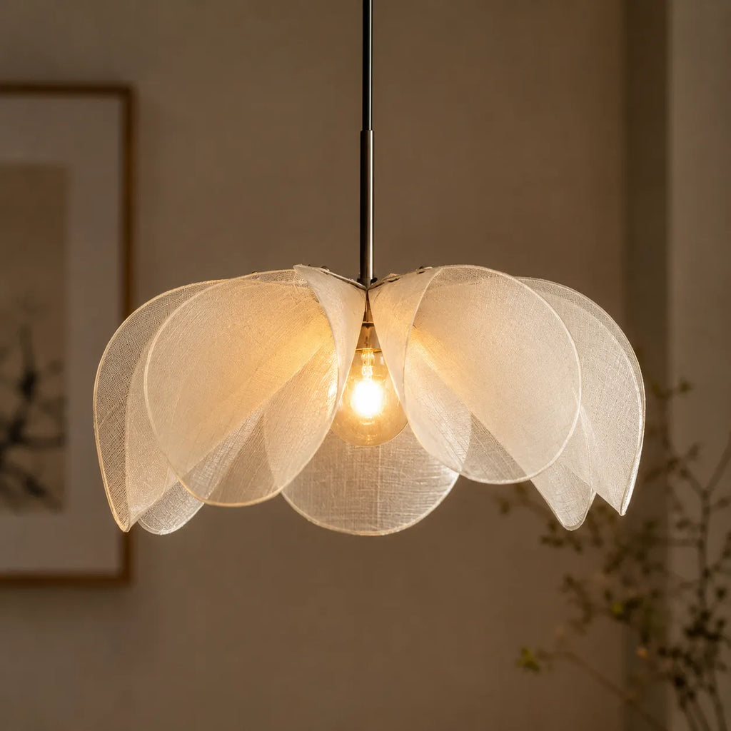 Ariinae Nordic Flower Fabric Pendant Light